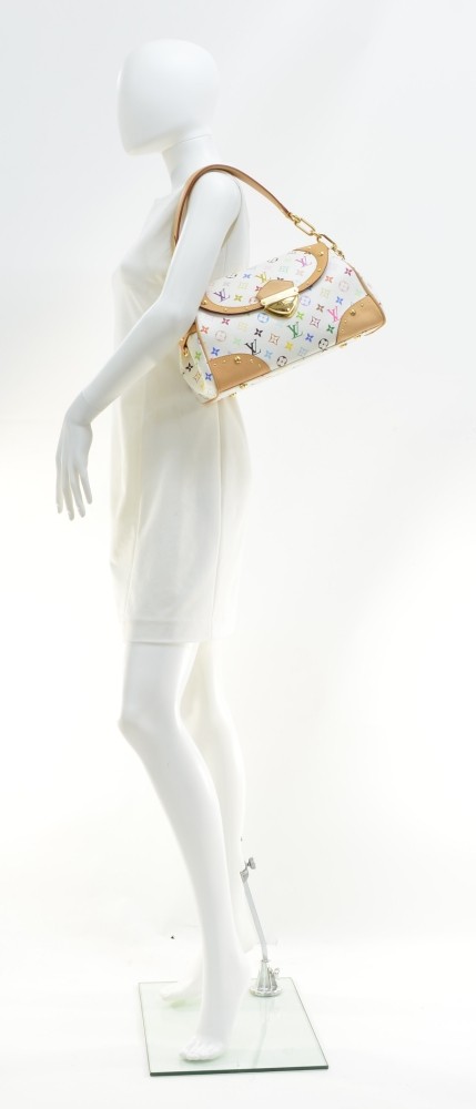 LOUIS VUITTON Monogram Multicolor Marilyn White Hand Shoulder Bag M401 –  Debsluxurycloset