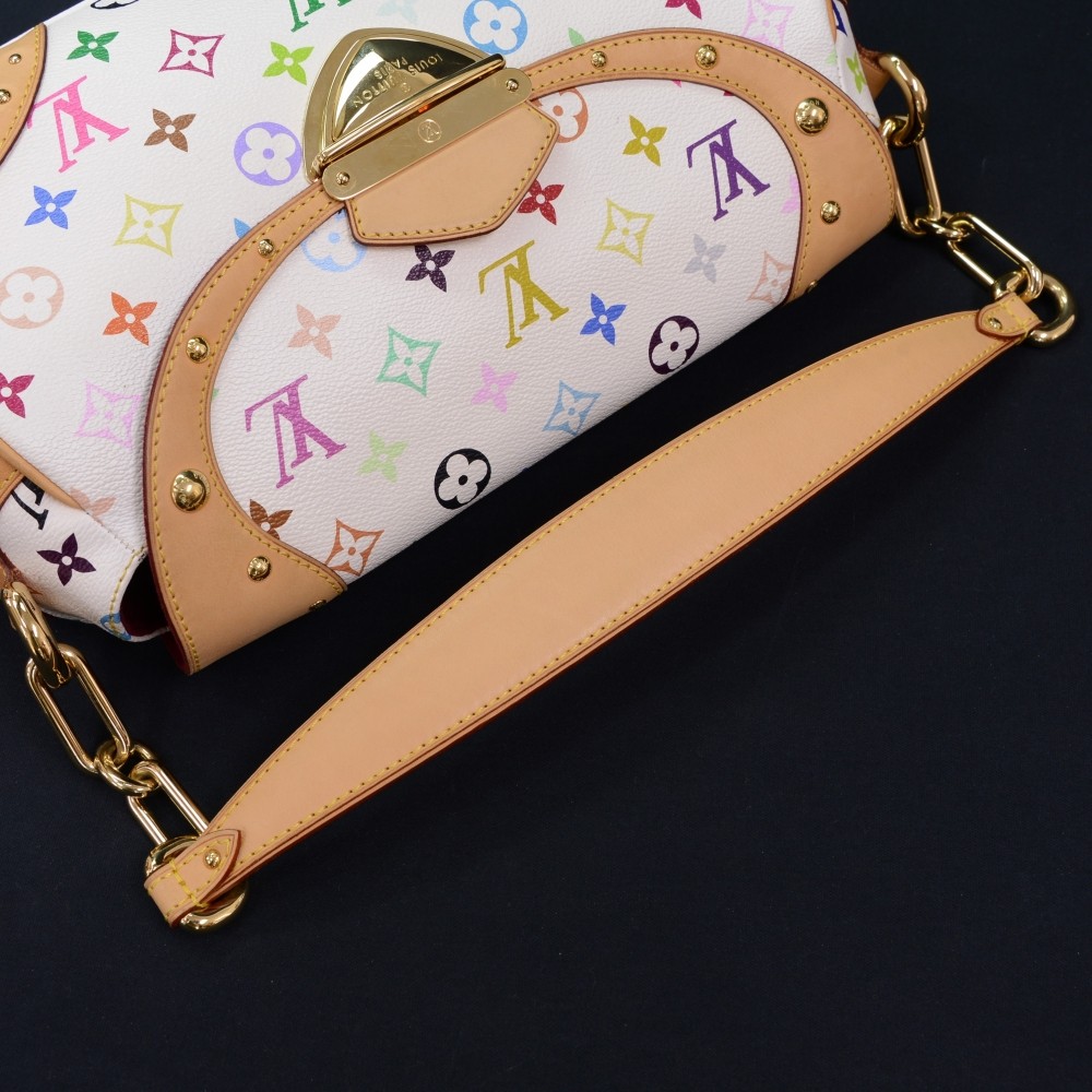 Louis Vuitton Handbag monogram multicolor Marilyn White M40127 MI0038 Used