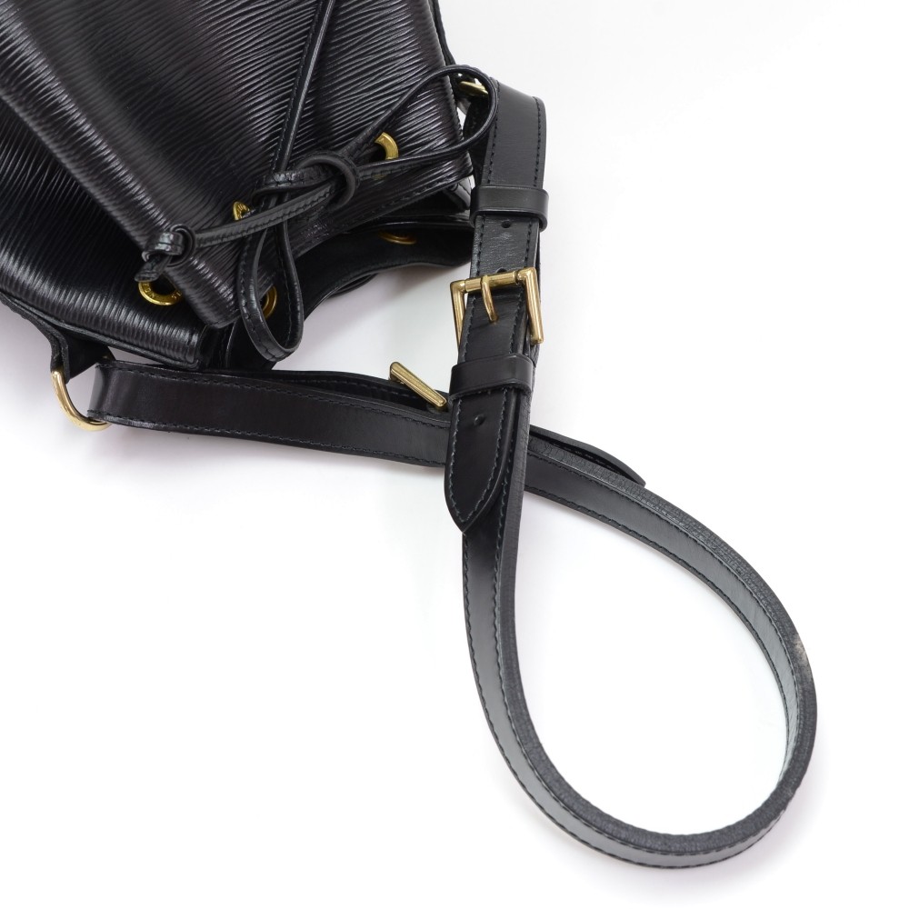 Louis Vuitton Epi Leather Petit Noé Bag - Black