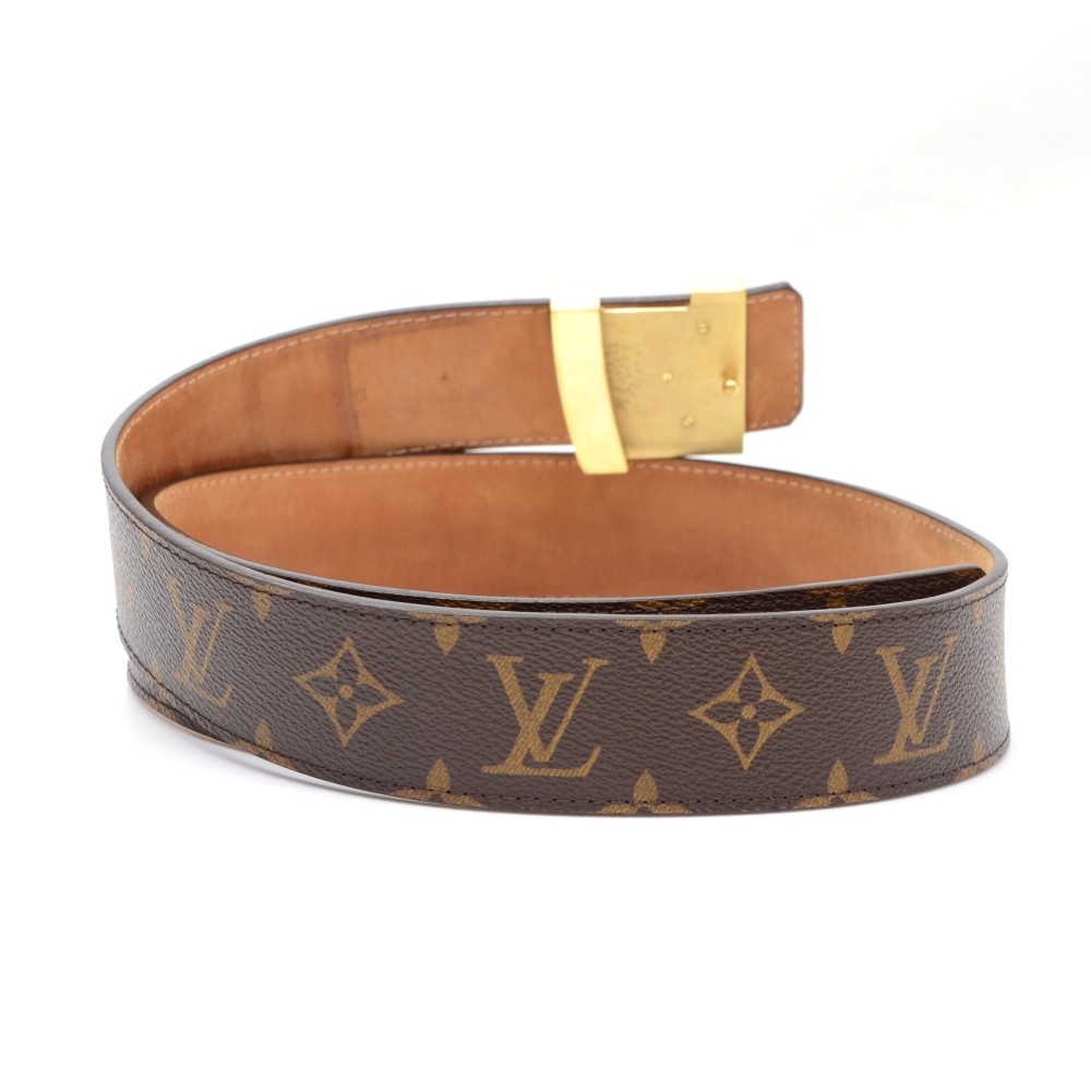 Louis Vuitton Shape Belt Monogram 40MM Brown für Herren