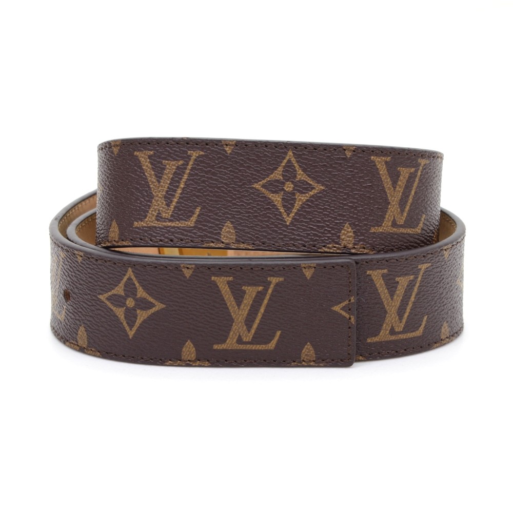 Louis Vuitton Thin Monogram Canvas Belt