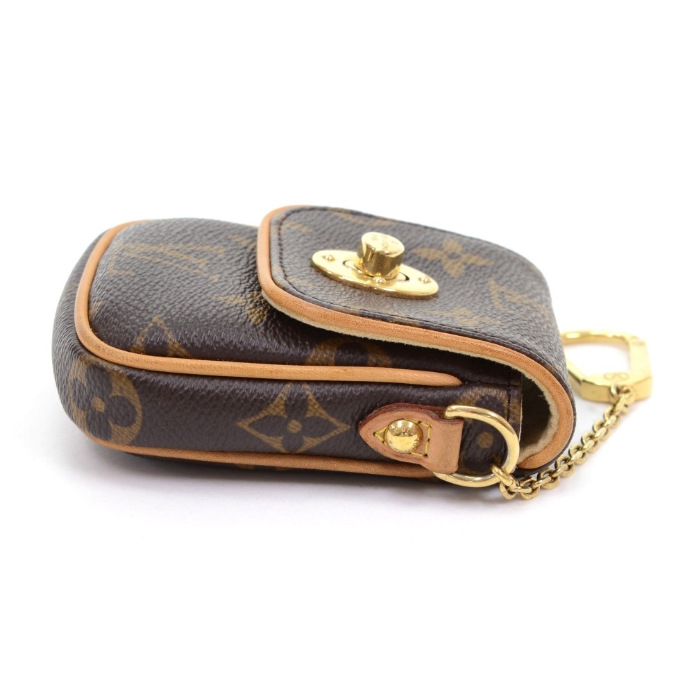 Authentic LOUIS VUITTON LV Monogram Tulum Pochette Key Cles Canvas Turn  Lock Flap Key Pouch Bag Charm Coin Purse, Luxury, Bags & Wallets on  Carousell