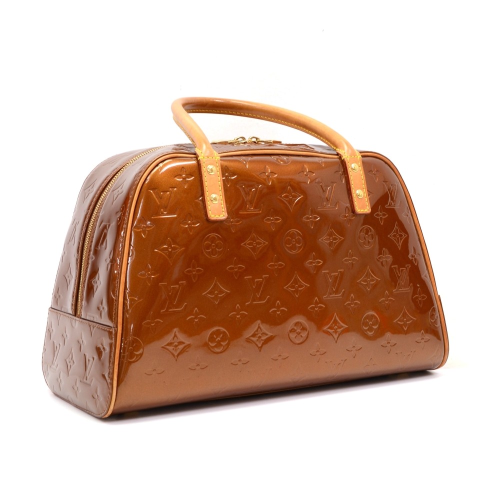 Louis Vuitton Louis Vuitton Tompkins Square Brown Vernis Hand Bag