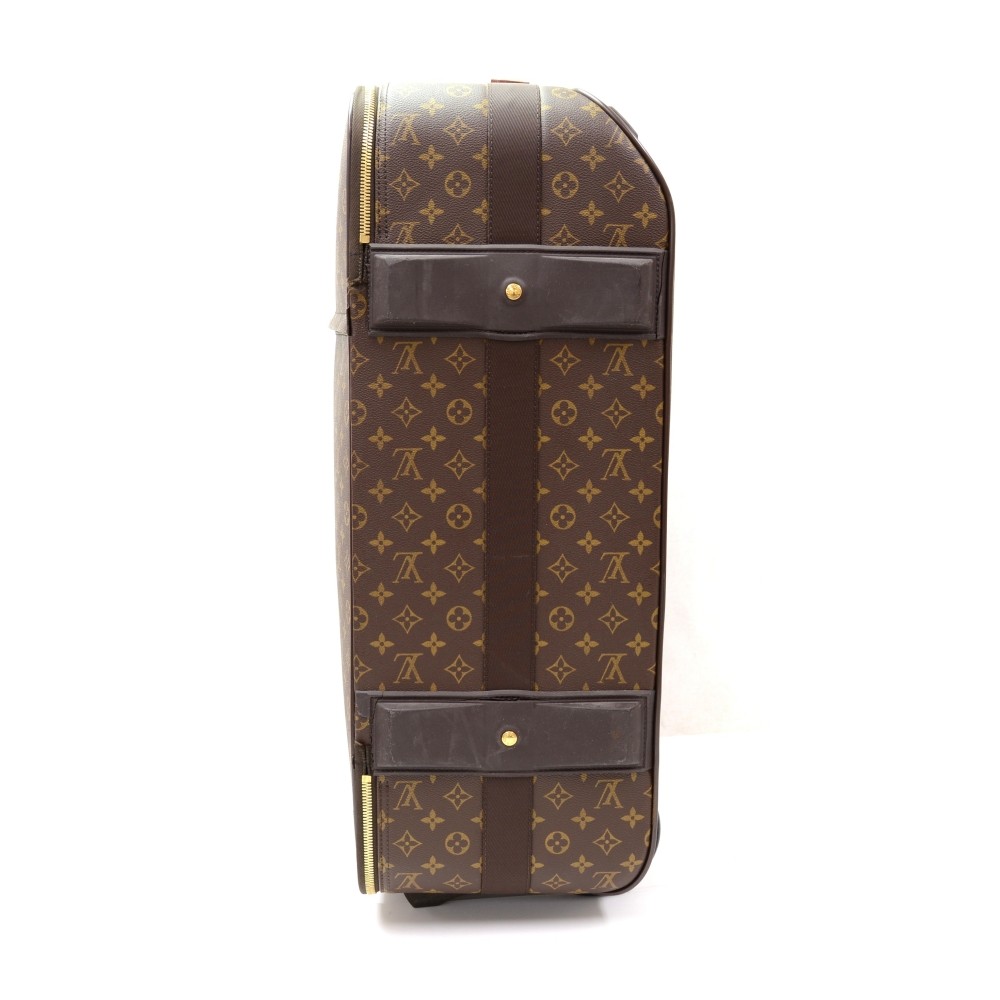 Louis Vuitton Pegase 70 Suitcase Bag Timeless Luggage Mono w/ Name Tag UEC  🩵