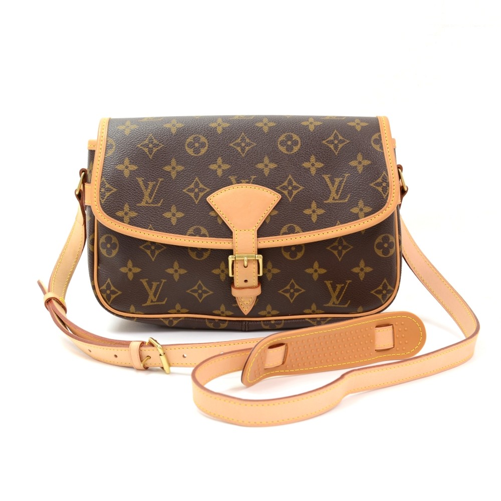 Louis Vuitton Sologne Handbag Monogram Canvas Brown 219718196