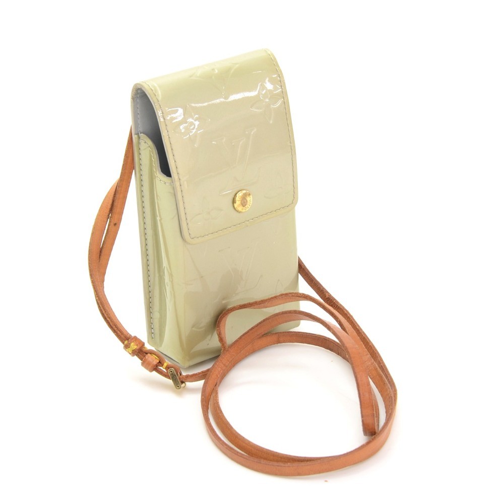 Louis Vuitton Vernis Greene Cigarette Case Shoulder Bag M91156 Th0022  Auction