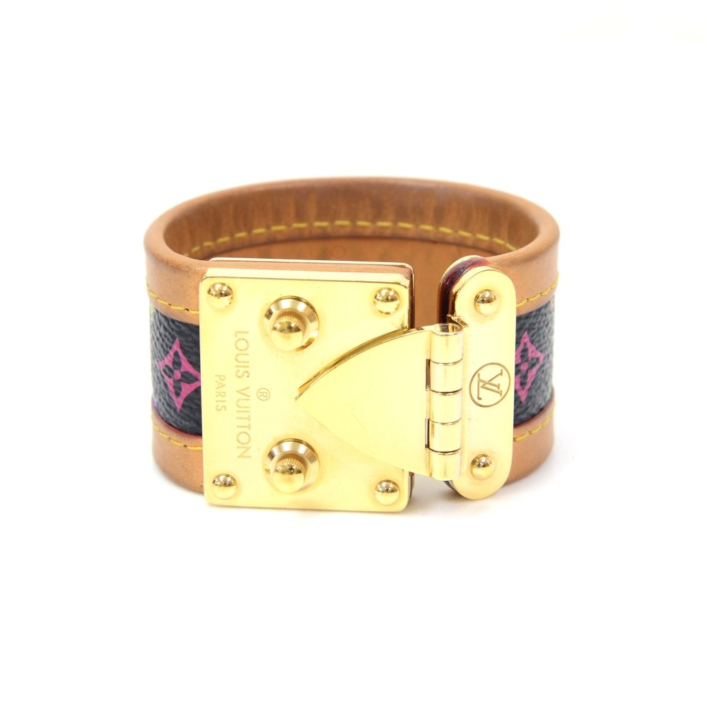 Louis Vuitton Monogram Multicolore Porte Address Bracelet (SHF-21243) –  LuxeDH