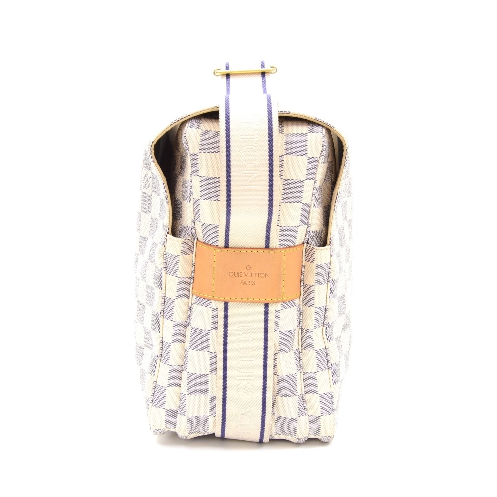 Louis Vuitton Vintage - Damier Azur Naviglio Bag - White Ivory