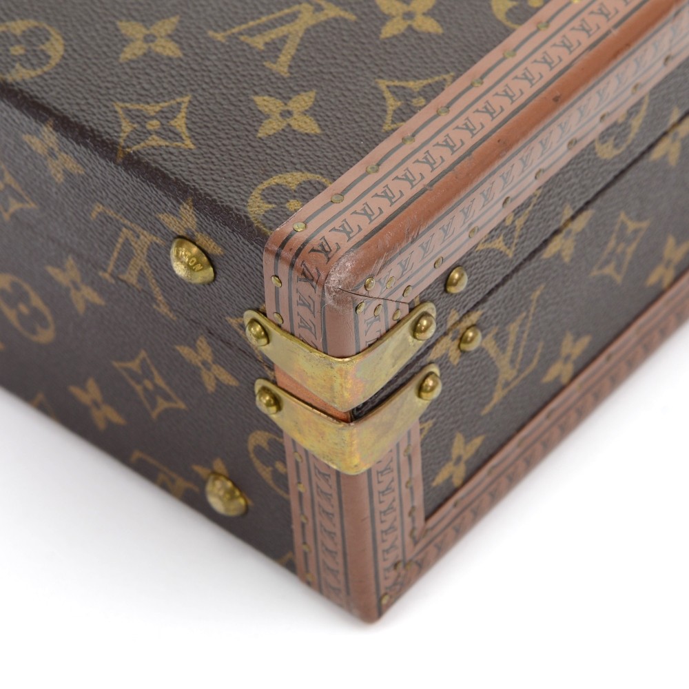 Louis Vuitton Monogram President Classeur Attache Hard Trunk Case 863216