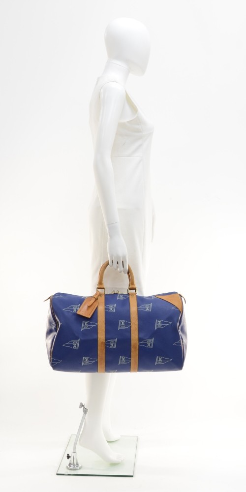 Louis Vuitton 1993 Keepall 45 Travel Duffle Handbag Blue Epi M42975 – AMORE  Vintage Tokyo