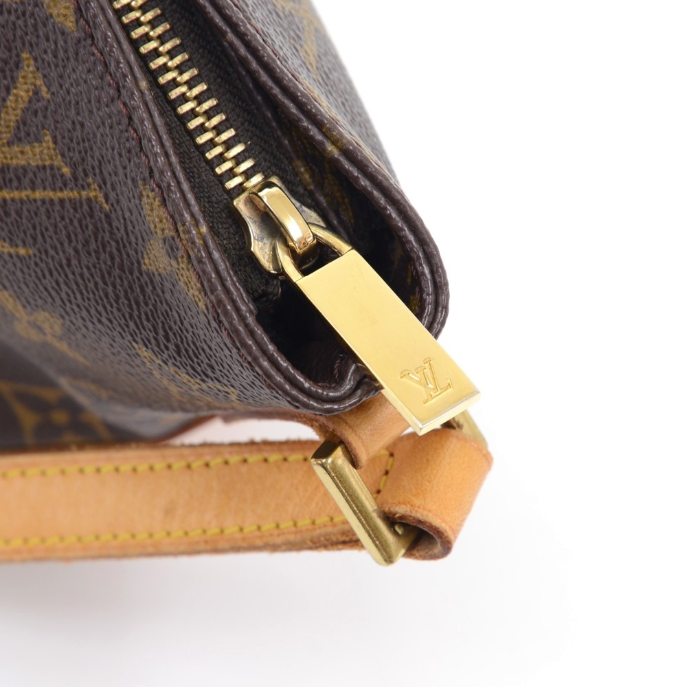 Louis Vuitton Brown Monogram Trotteur Leather Cloth ref.971045