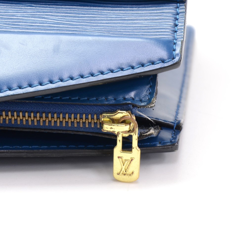 LOUIS VUITTON Epi Riviera Hand Bag Blue M48185 LV Auth 43030 Leather  ref.935699 - Joli Closet