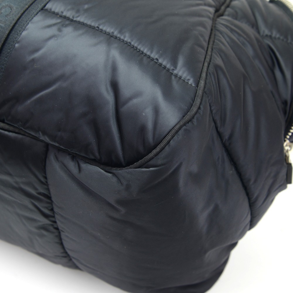 Chanel Large Chanel Sports Line Black Nylon Boston Duffle Bag