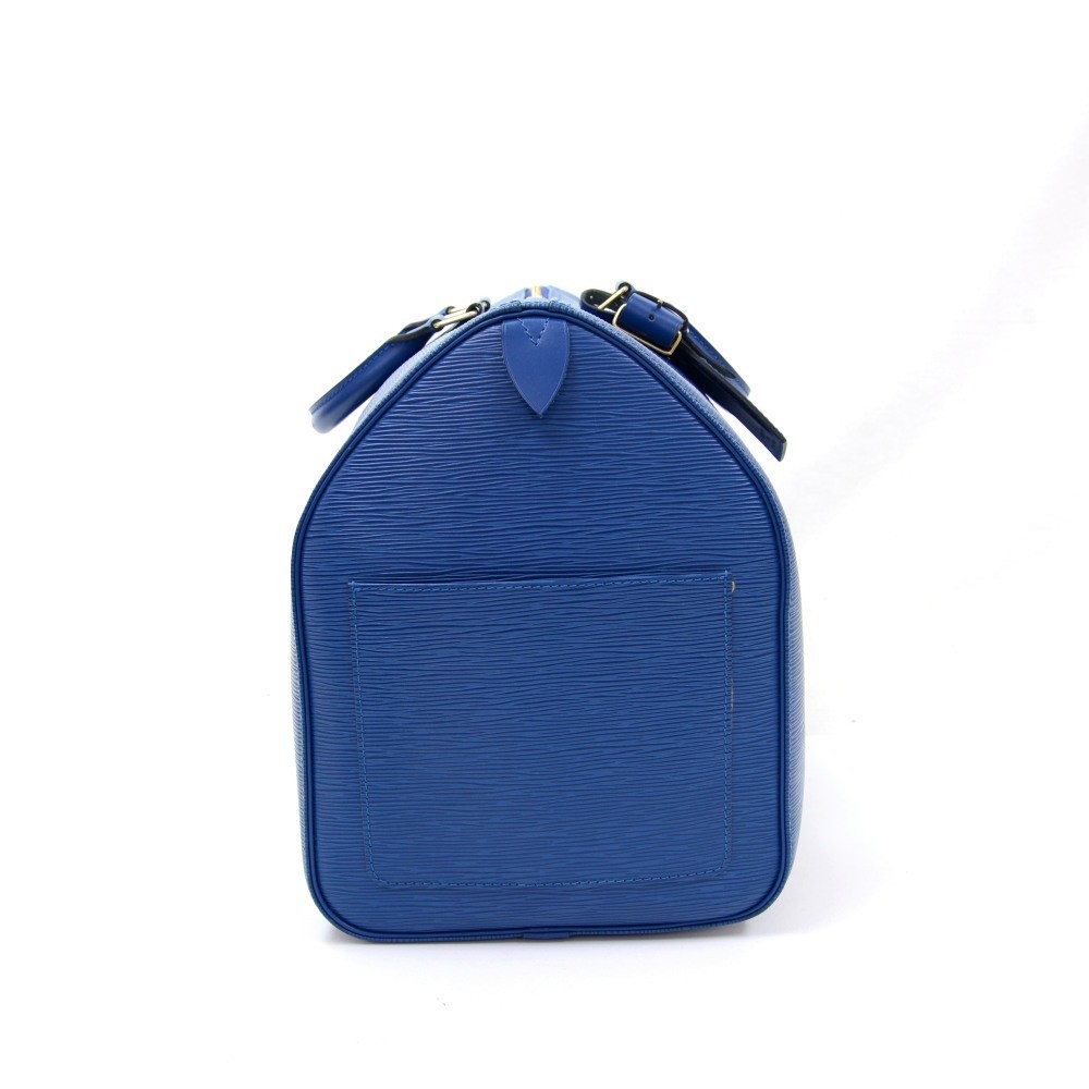 Vintage Louis Vuitton Keepall 55 Blue Epi Leather Duffle Travel Bag at  1stDibs  blue louis vuitton duffle bag, epi leather duffle bag, vintage louis  vuitton duffle