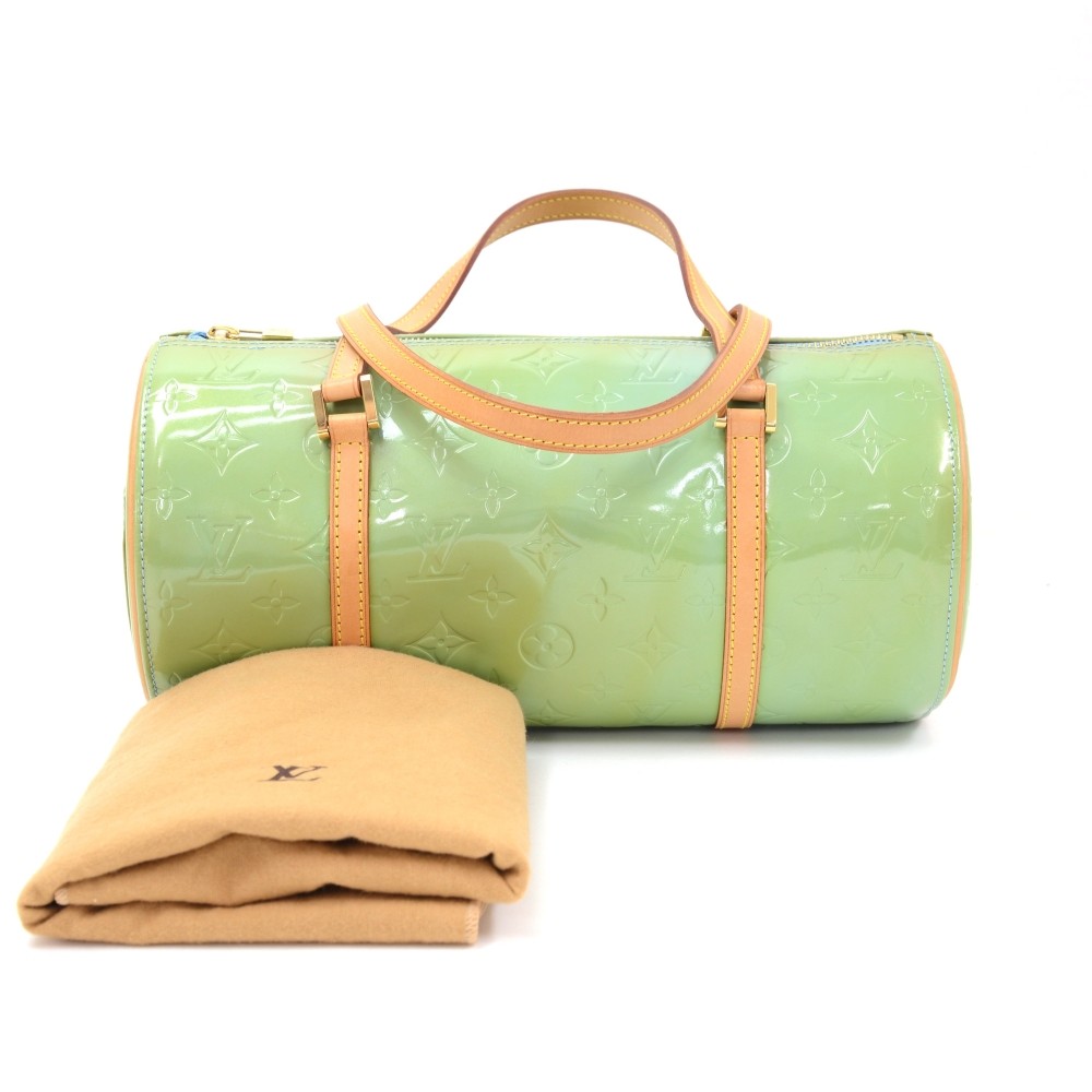 Bedford Louis Vuitton Handbags Green Patent leather ref.189140 - Joli Closet