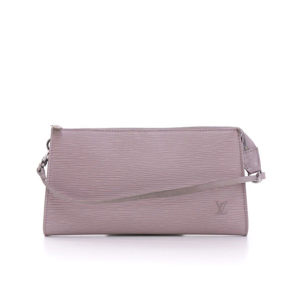 Louis Vuitton, Bags, Authentic Louis Vuitton Epi Leather Demi Lune  Pochette Bag Beautiful Lilac