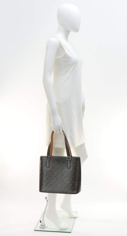 Louis Vuitton, Bags, Lv 599 Stocktonblack Mat Monogram Tote Bag