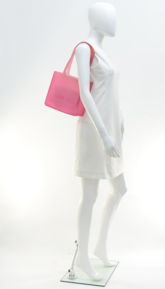 Chanel 2 Ways Pink Calfskin Leather Tote Shoulder Bag CBLCXZSA 144010024662