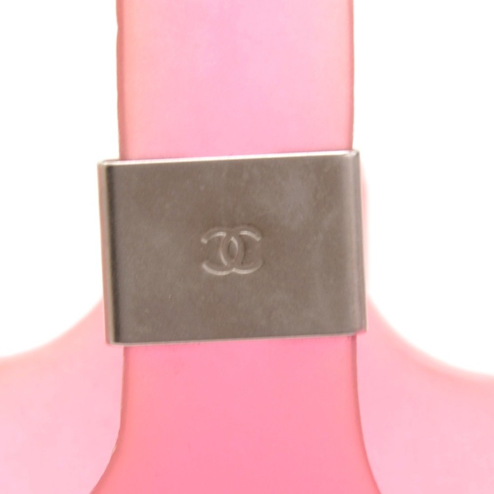 Chanel Pink Rubber Tote Bag