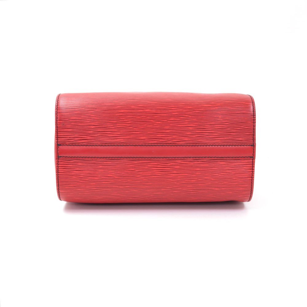Louis Vuitton Red Epi Speedy 25 QJB0G410RB173
