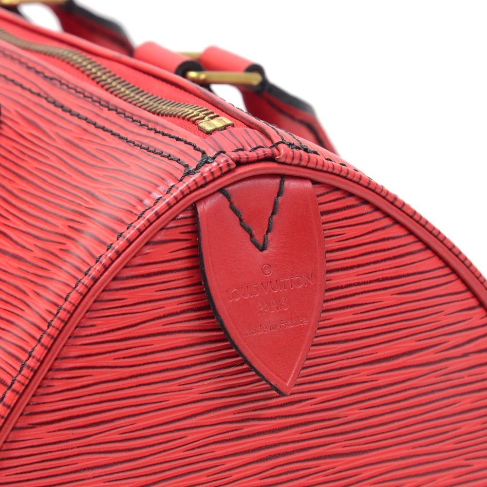 Louis Vuitton Epi Speedy 25 Castilian Red Boston Bag – Timeless Vintage  Company
