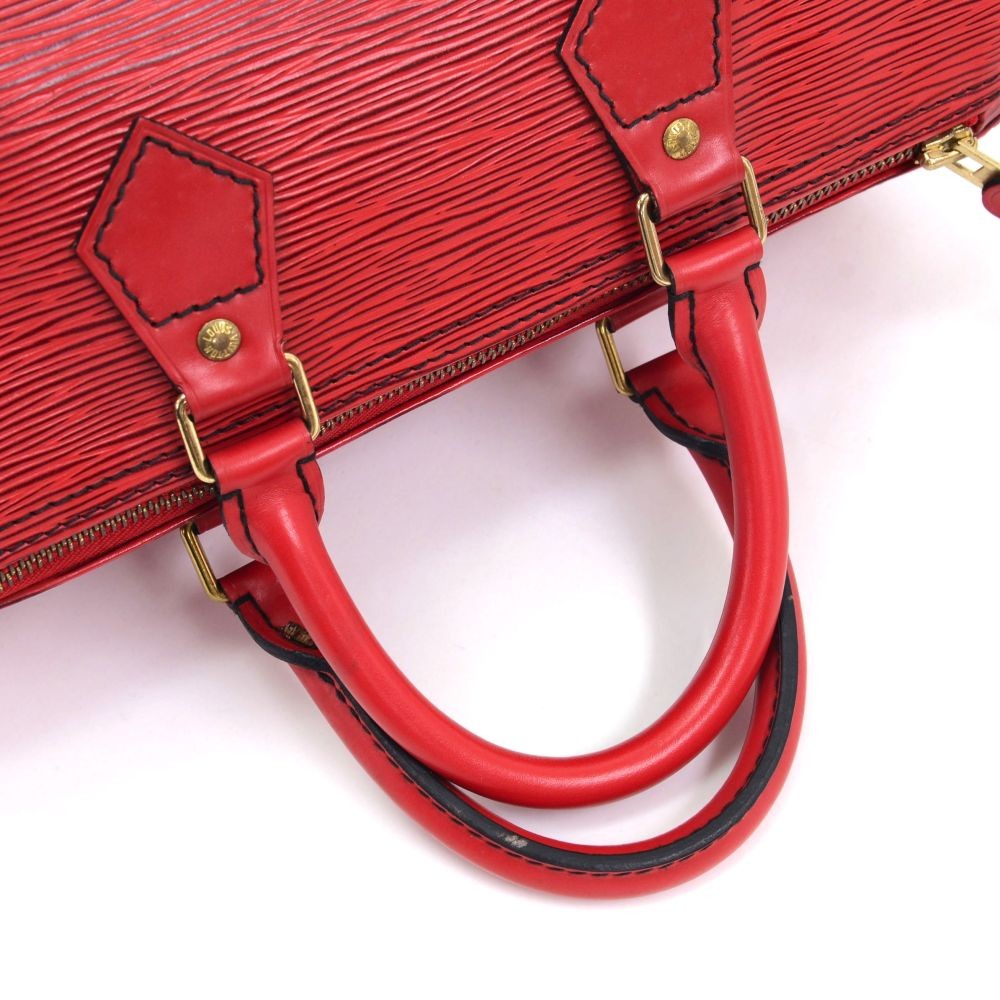 Louis Vuitton Red Epi Speedy 25 (VI1923) – Luxury Leather Guys