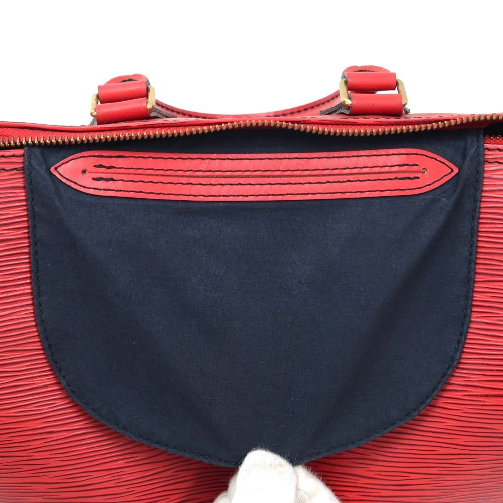 Red Louis Vuitton Epi Speedy 25 Bag – Designer Revival