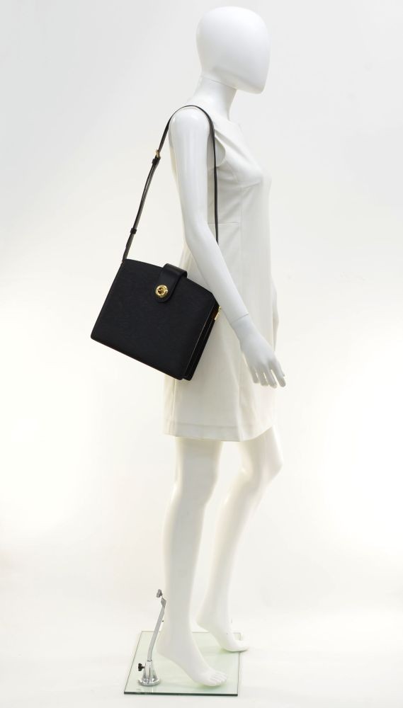 Louis+Vuitton+Capucines+Shoulder+Bag+Blue+Epi+Leather for sale