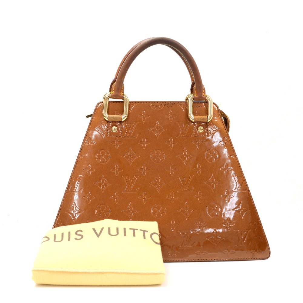 Forsyth patent leather handbag Louis Vuitton Brown in Patent leather -  19820893