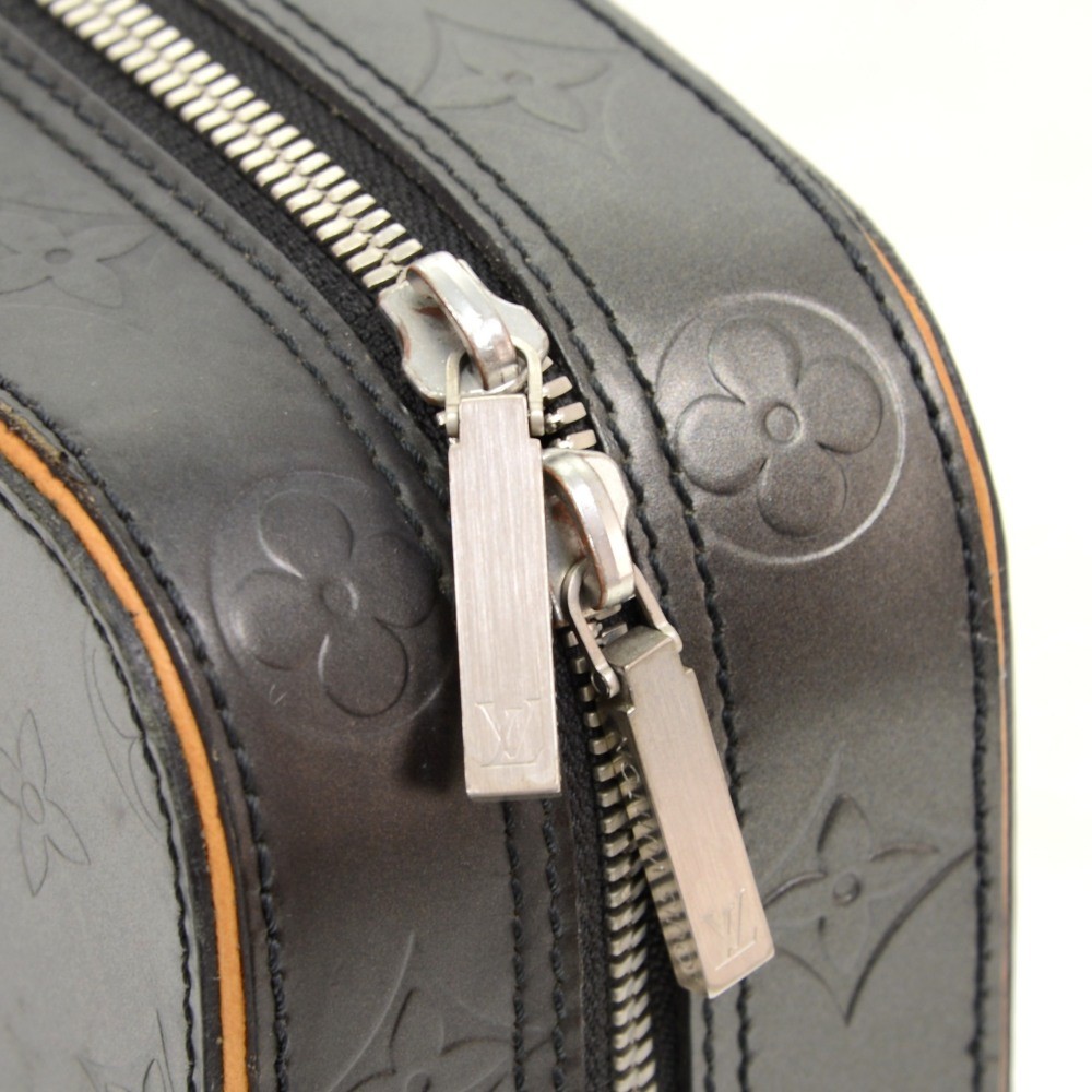 Louis Vuitton Black Monogram Mat Malden Brown Light brown Leather  Pony-style calfskin ref.382609 - Joli Closet