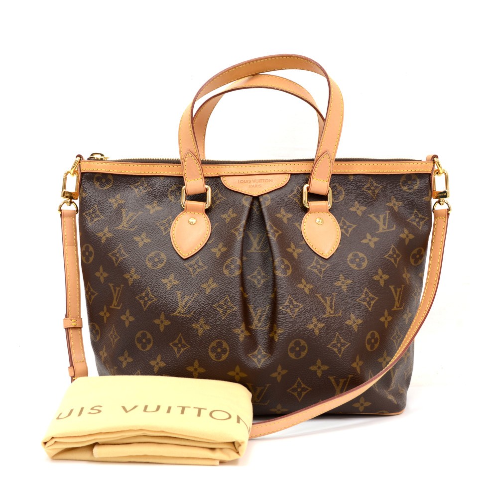 Louis Vuitton Palermo Pm Tote Zipper Strap Hand /Shoulder Bag