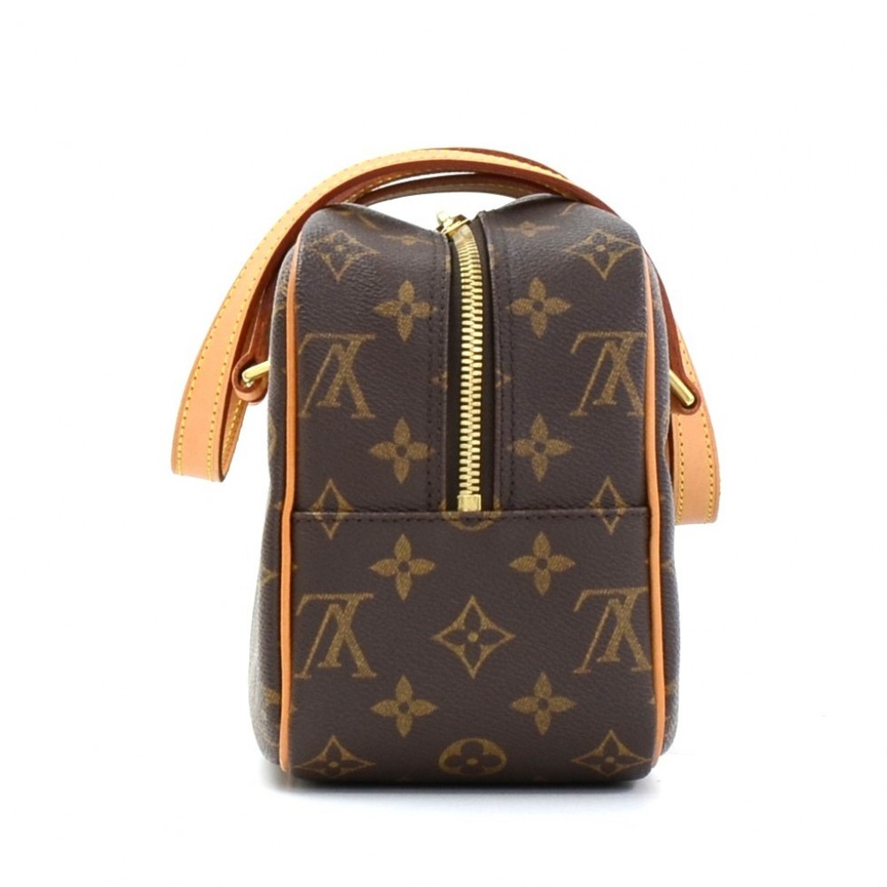 Louis Vuitton, Bags, Louis Vuitton Cite Mm Shoulder Bag M52 Monogram  Canvas Brown Women