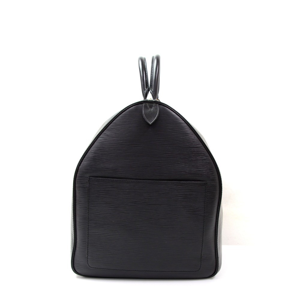 LOUIS VUITTON Epi Leather Black Keepall 60 Travel Bag