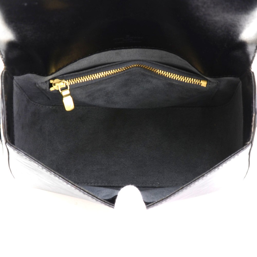Louis Vuitton Small Black Epi Leather Shoulder Bag ○ Labellov ○ Buy and  Sell Authentic Luxury