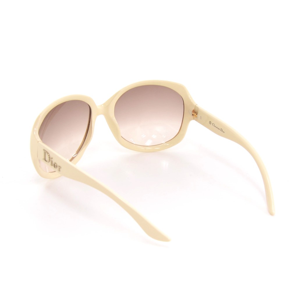 Dior Christian Dior Glossy 1 N5A02 White Sunglasses + Case