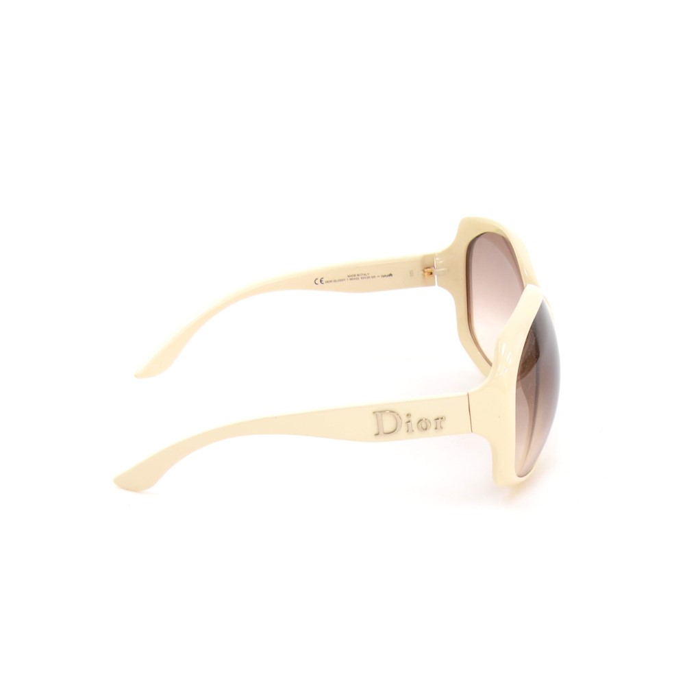 Dior Christian Dior Glossy 1 N5A02 White Sunglasses + Case