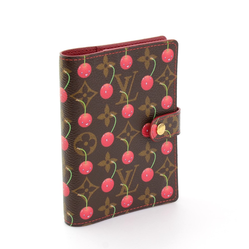Louis Vuitton Pink Cherry Blossom Monogram Mini Agenda Cover
