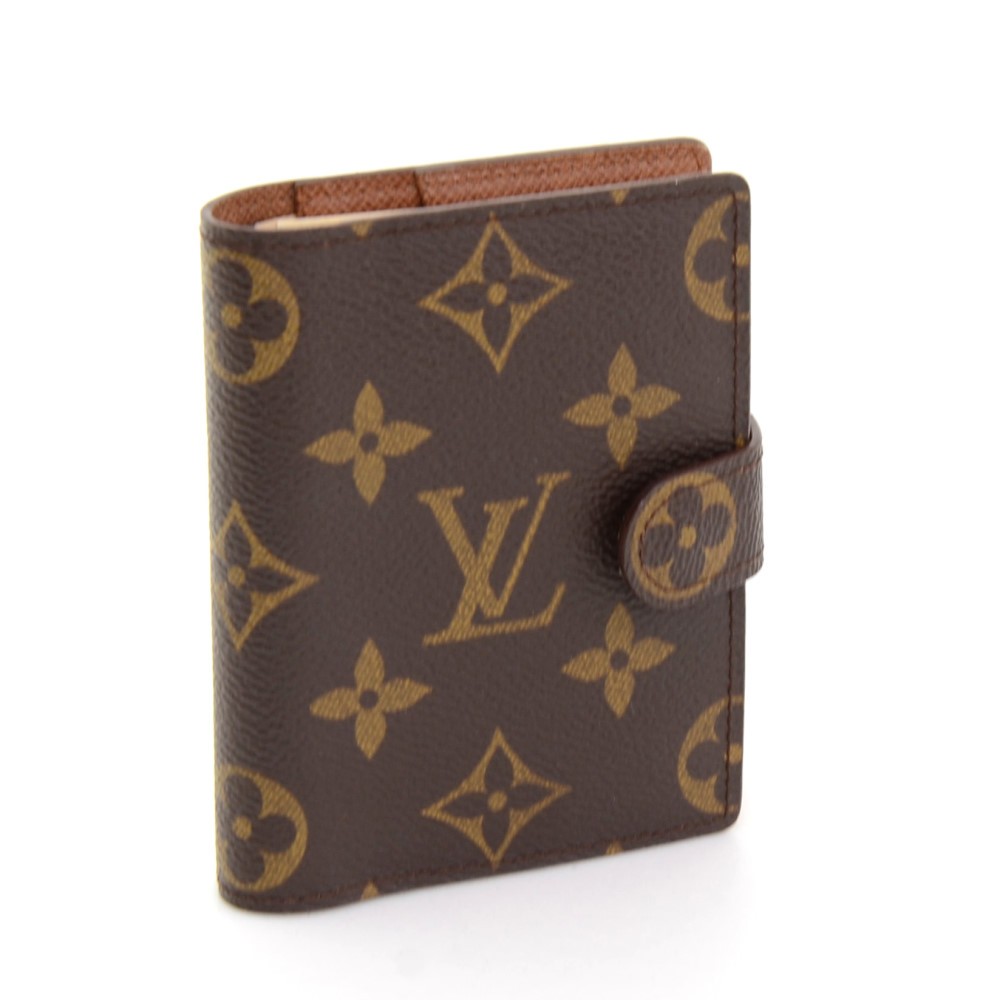 Brown Monogram LV Repurposed Small Card Holder