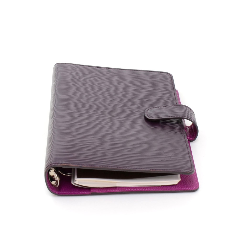 Louis Vuitton // Light Purple Epi Leather Mini Agenda Cover – VSP