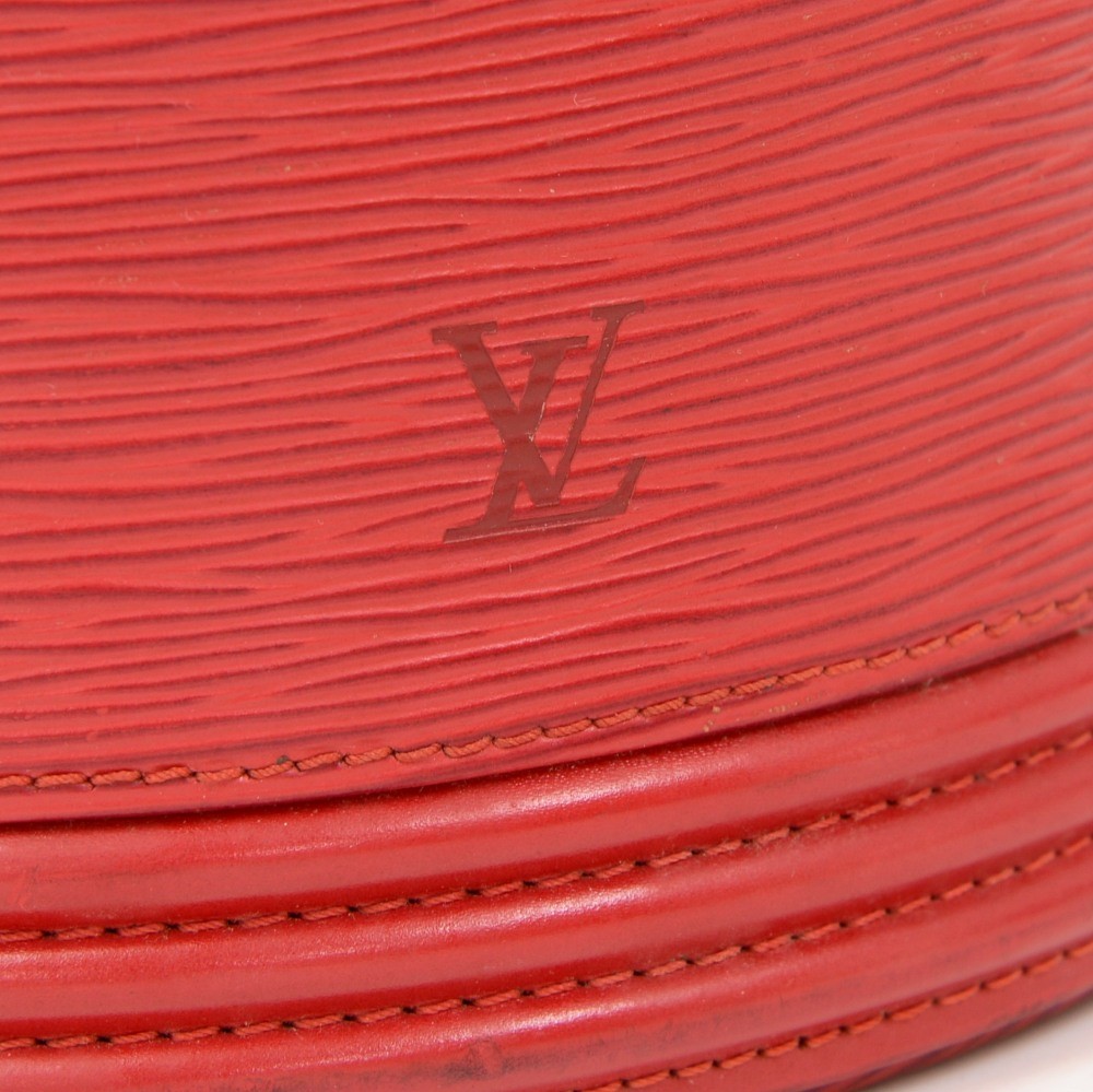 1126. Louis Vuitton Red Epi Cannes Vanity Case - October 2020