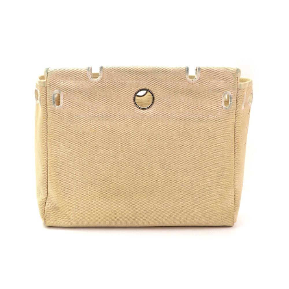 Hermes Hermes Herbag PM Beige Canvas Small Spare Bag