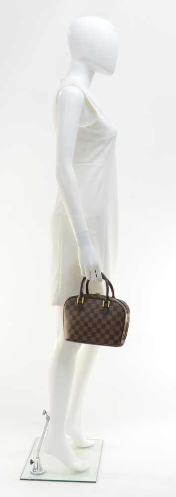 Louis Vuitton Louis Vuitton Sarria Mini Ebene Damier Canvas Hand Bag