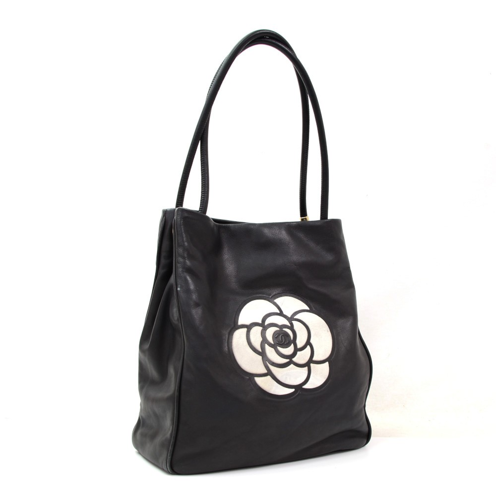 chanel coated canvas bag tote