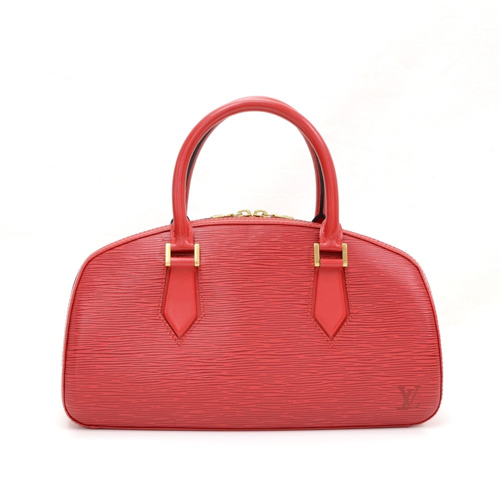 Louis Vuitton Magnificent Red Epi Leather Jasmin Top Handle Bag