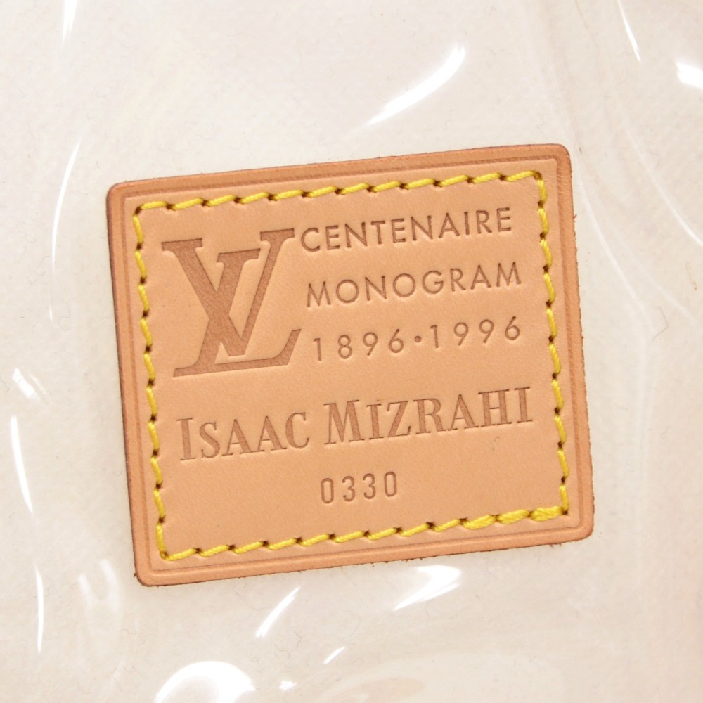 LOUIS VUITTON Isaac Mizrahi ToteBag 100th limited Vinyl Clear M99027 auth  50143 Beige ref.1028558 - Joli Closet
