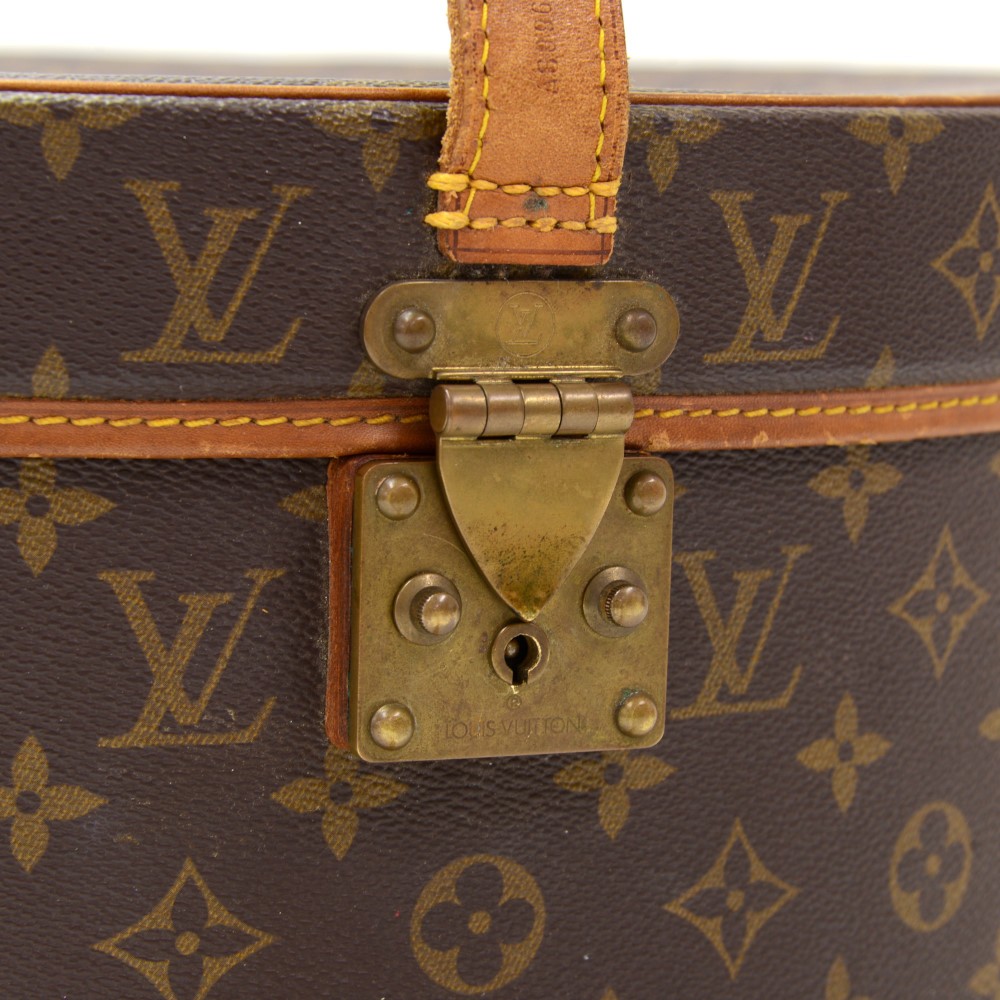Vintage Louis Vuitton Boite Chapeaux 40 Monogram Canvas Hat Box at