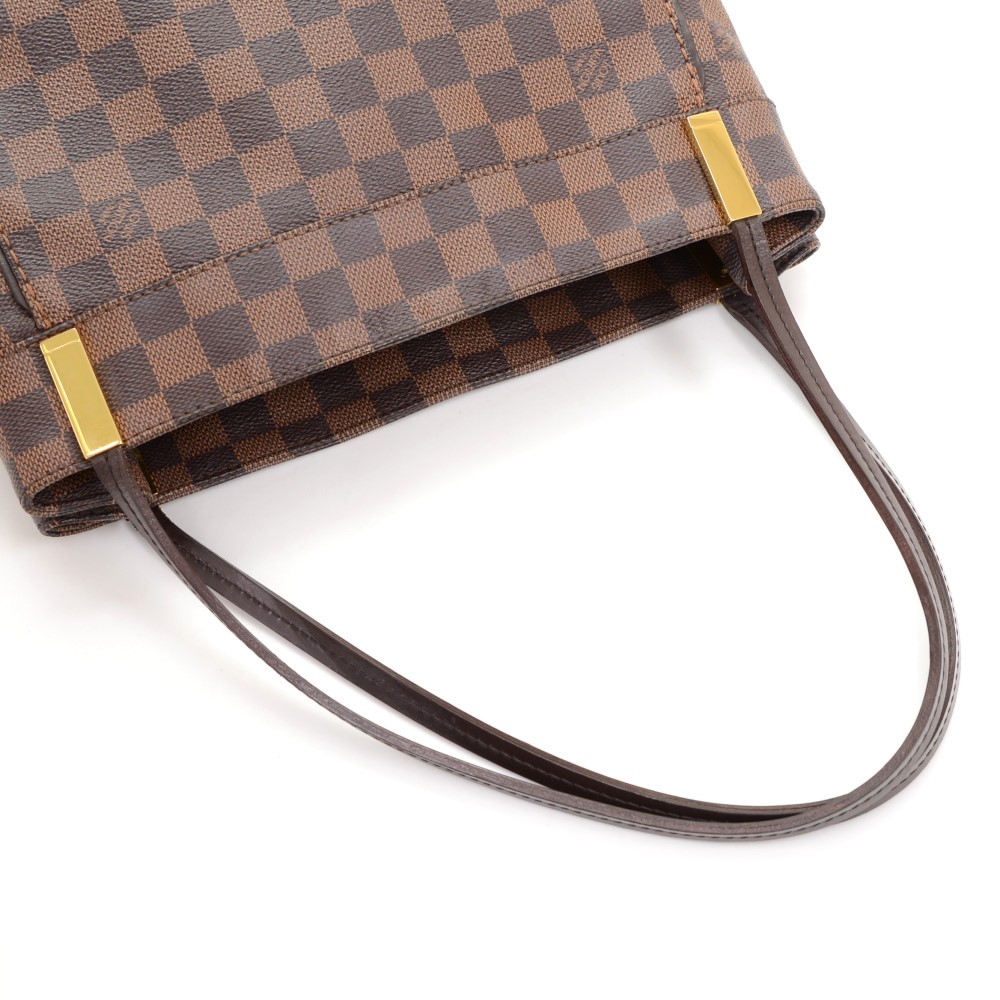 I miss you vintage - LV Damier ebene Marylebone PM bag - like new with box  #damierebene . . Find additional photos and details including price at  www.imissyouvintage.com . . #imissyouvintage #100percentAuthentic #