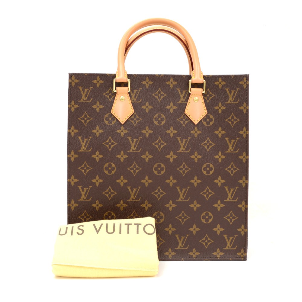 Louis Vuitton Sac Plat Handbag Tote Bag Monogram – Timeless