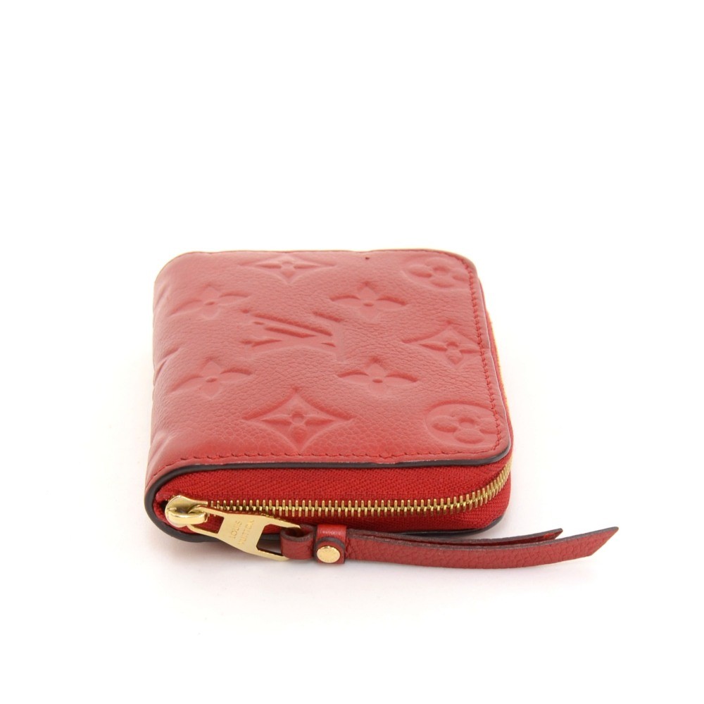 Louis Vuitton Portefeuille zippy Red Patent leather ref.929592