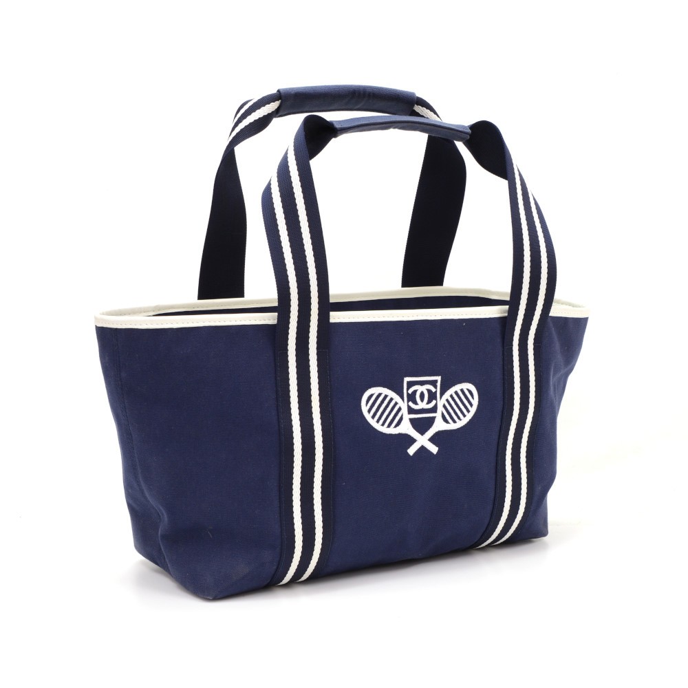 Chanel Sports Line Navy Blue Duffle Bag